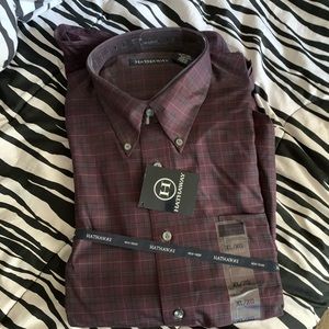 NWT Plaid Button Down